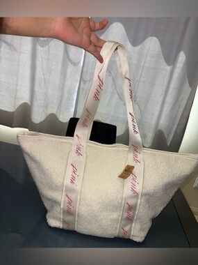 Victoria Secret PINK Cozy-Plush Tote Bag